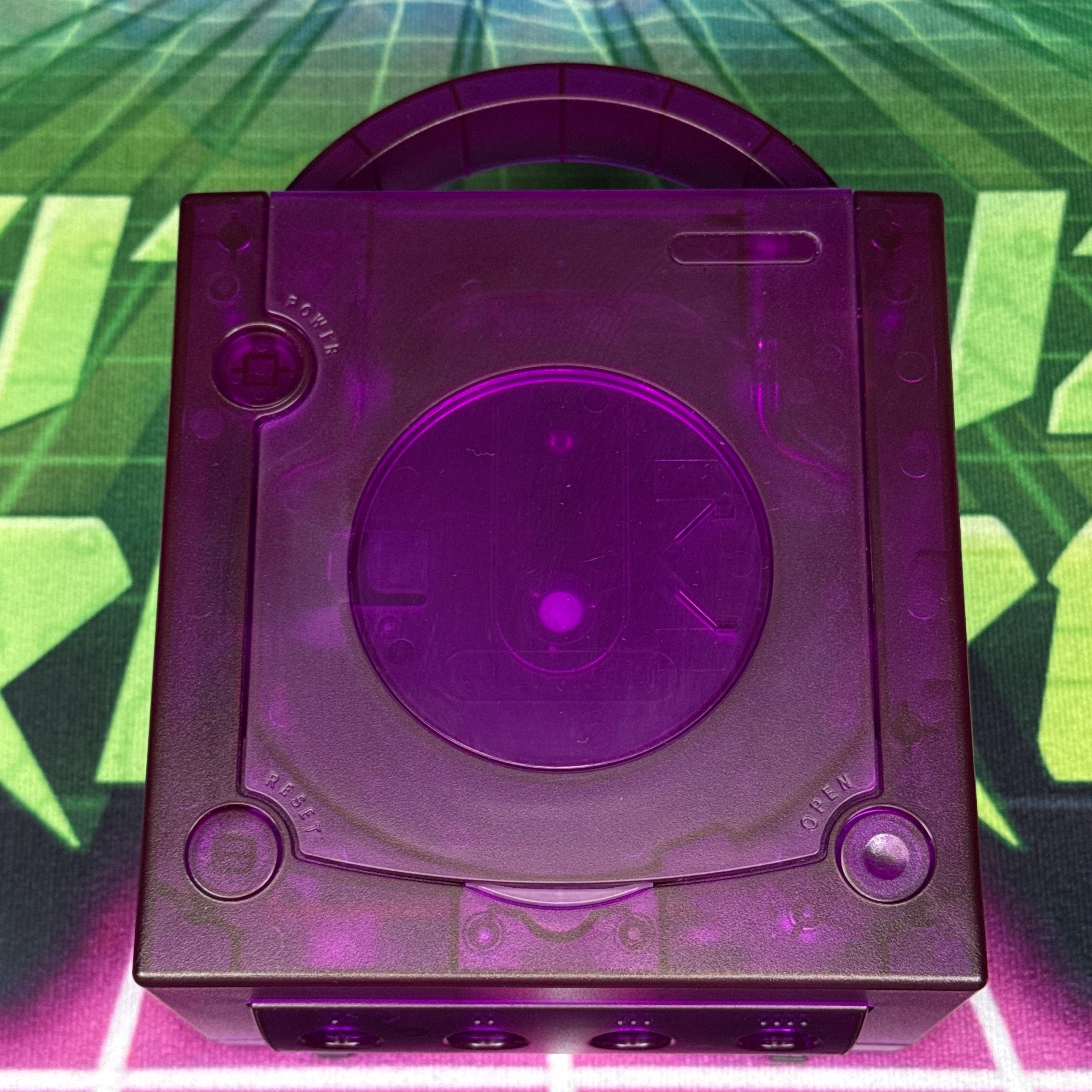 Nintendo GameCube Console – Clear Purple (Reshell)