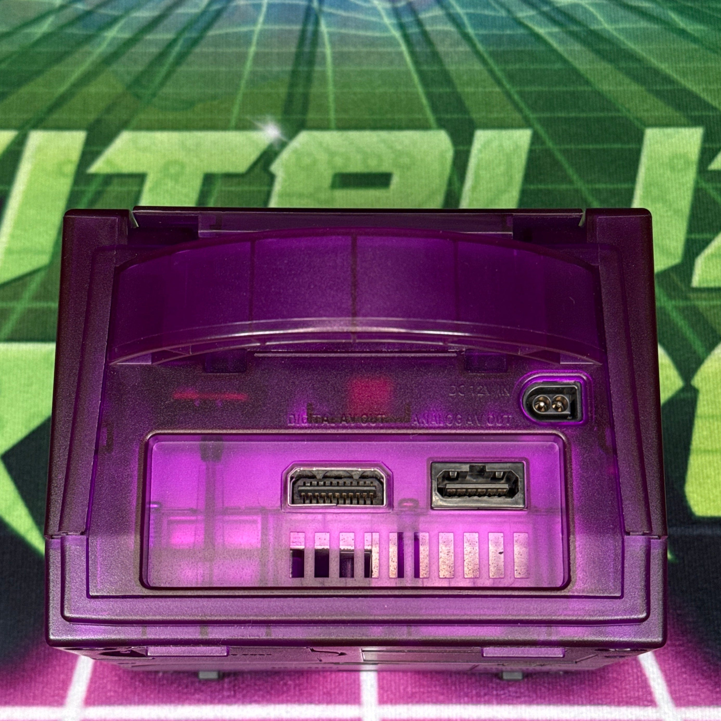 Nintendo GameCube Console – Clear Purple (Reshell)