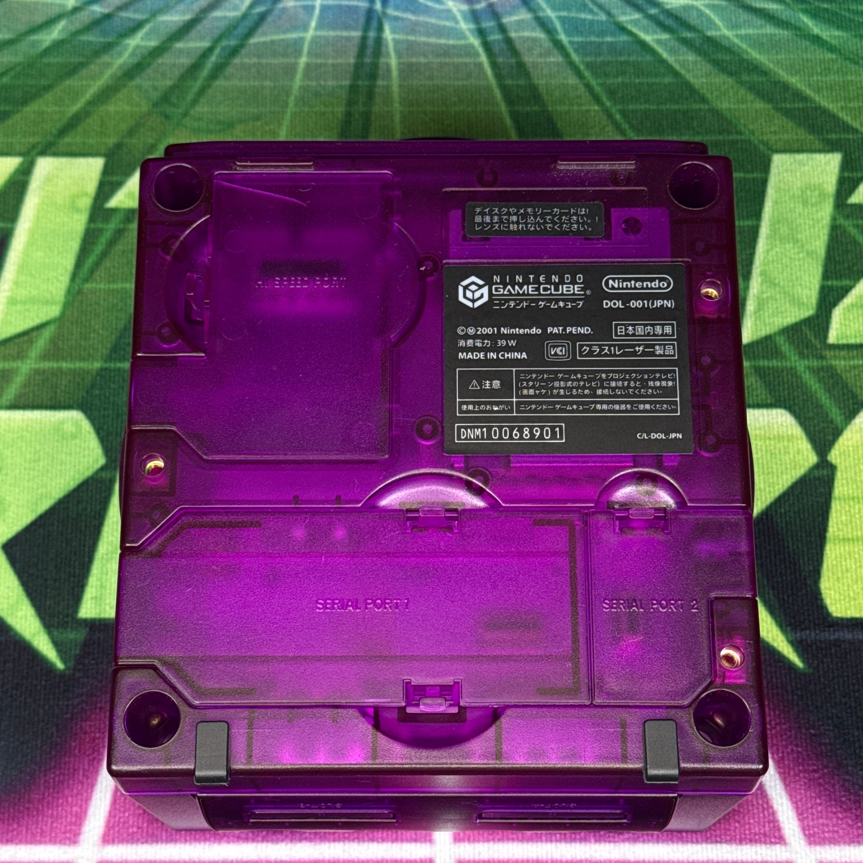 Nintendo GameCube Console – Clear Purple (Reshell)