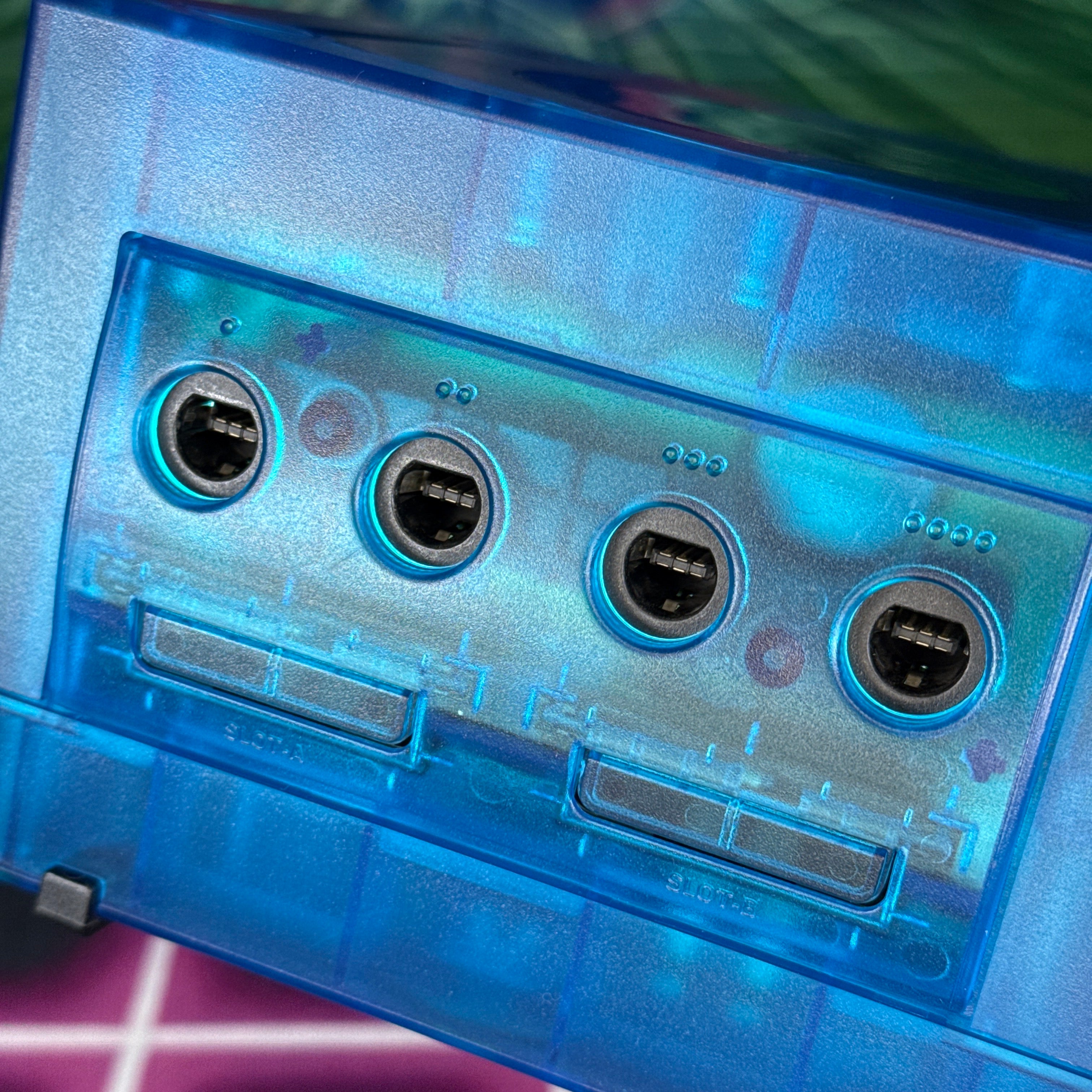 Nintendo GameCube Console – Clear Blue (Reshell)