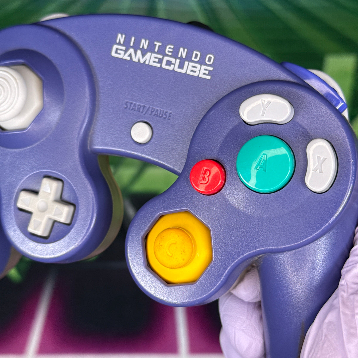 Nintendo GameCube Controller - Indigo & Clear