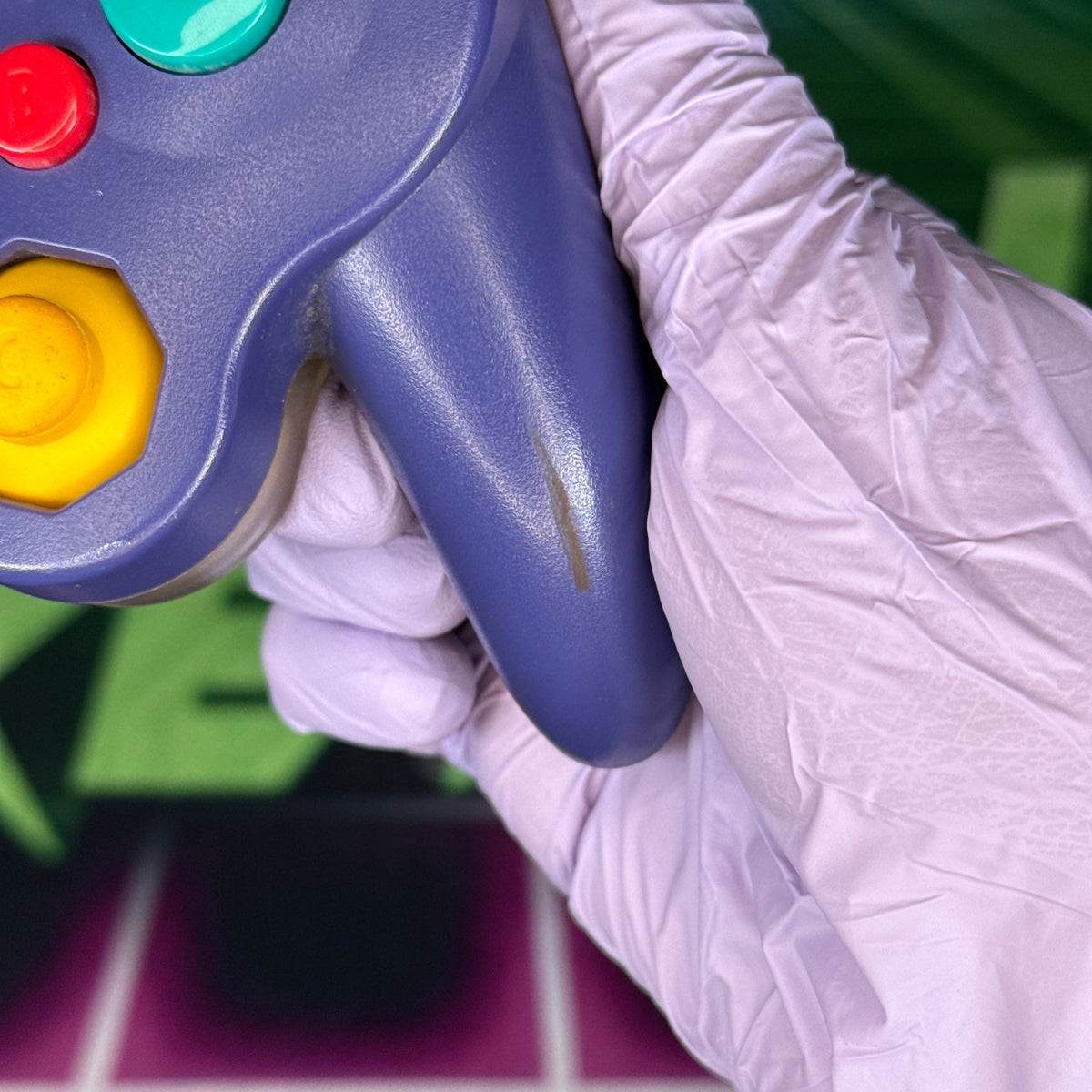 Nintendo GameCube Controller - Indigo & Clear