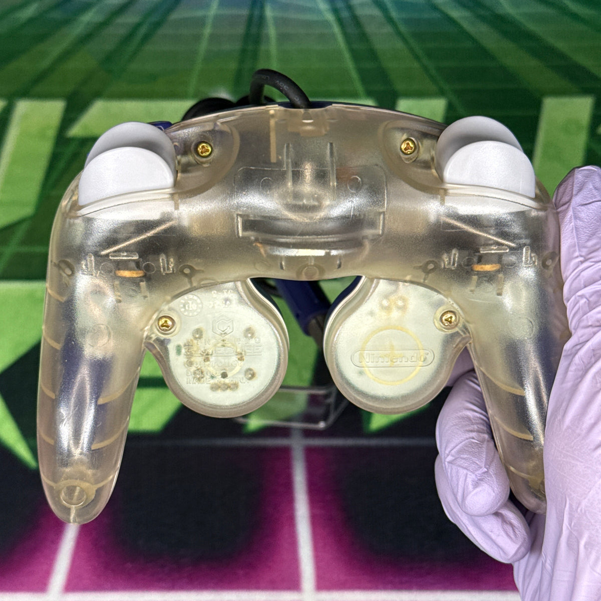 Nintendo GameCube Controller - Indigo & Clear