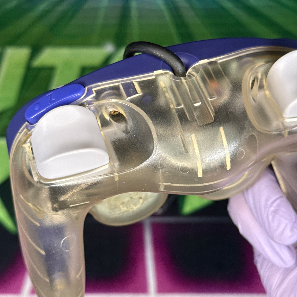 Nintendo GameCube Controller - Indigo & Clear