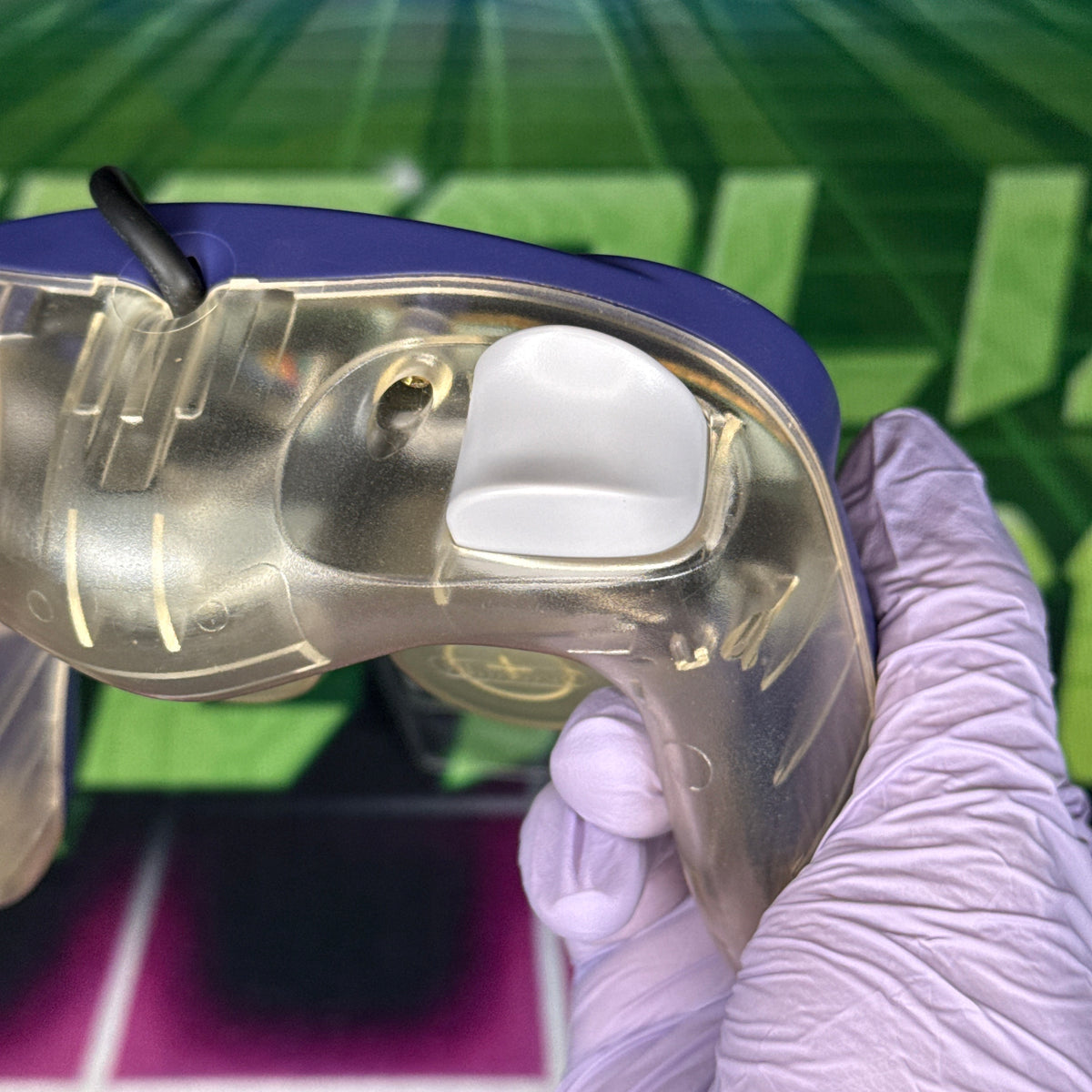 Nintendo GameCube Controller - Indigo & Clear