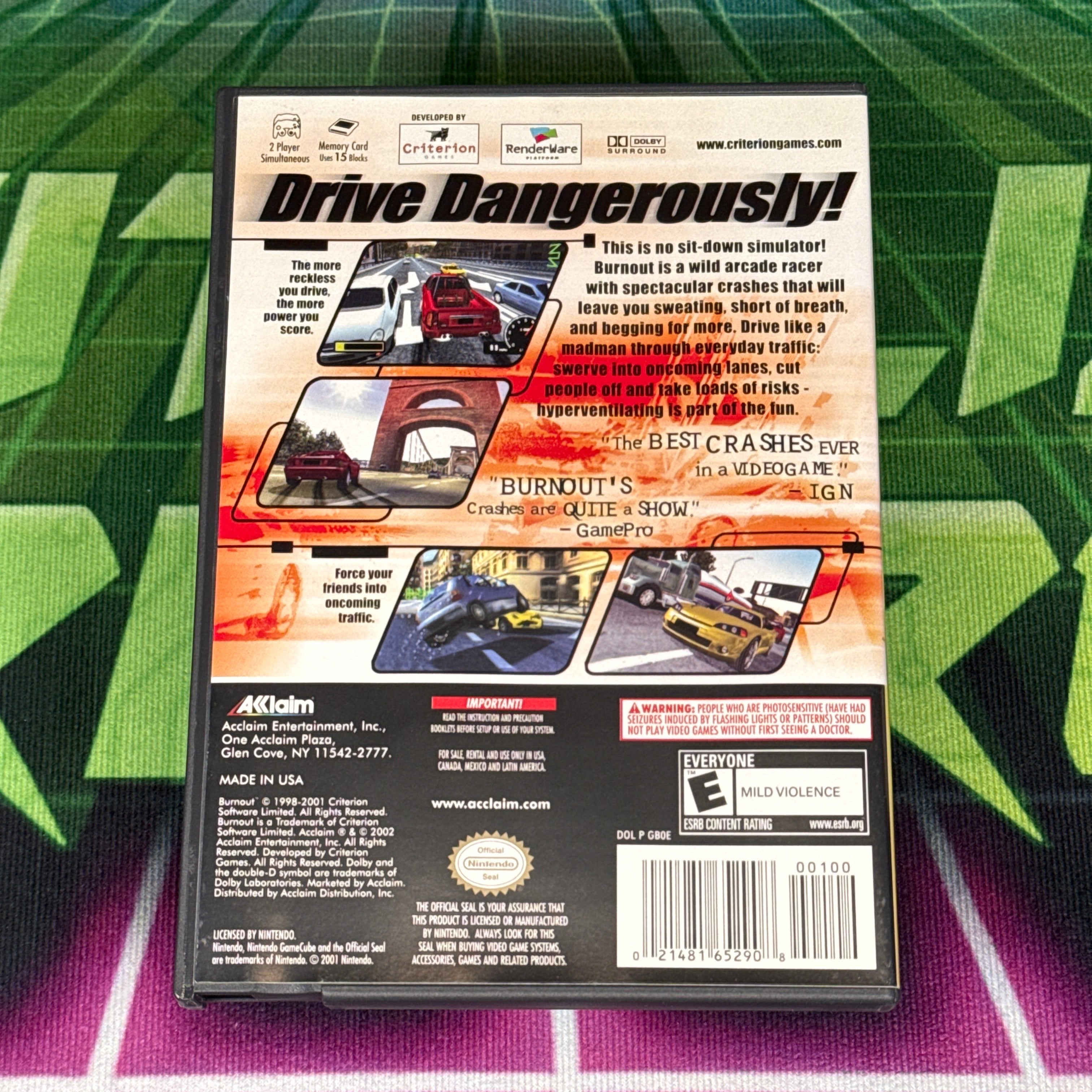 Burnout (Player’s Choice) | Nintendo Gamecube