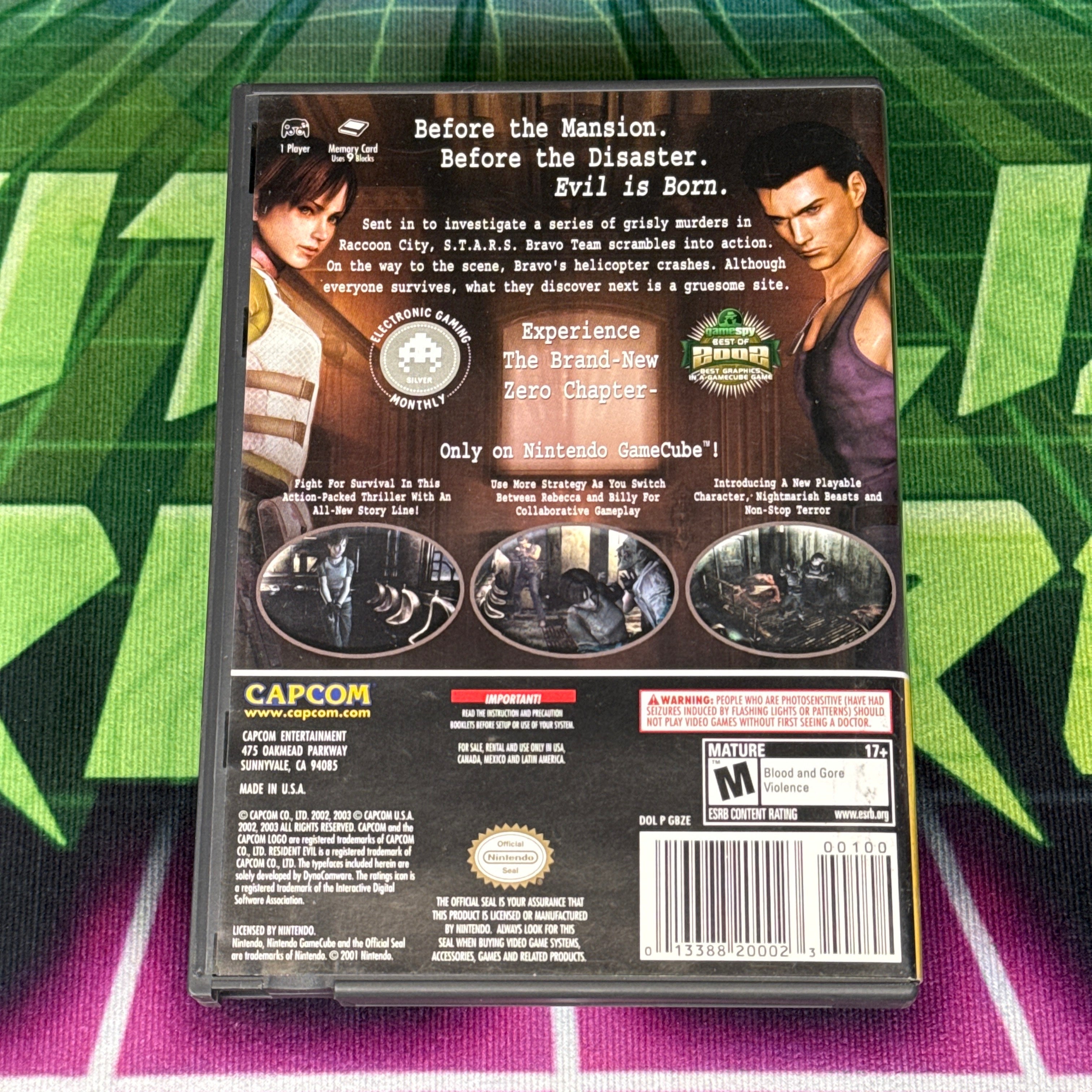 Resident Evil Zero [Player's Choice | Nintendo GameCube
