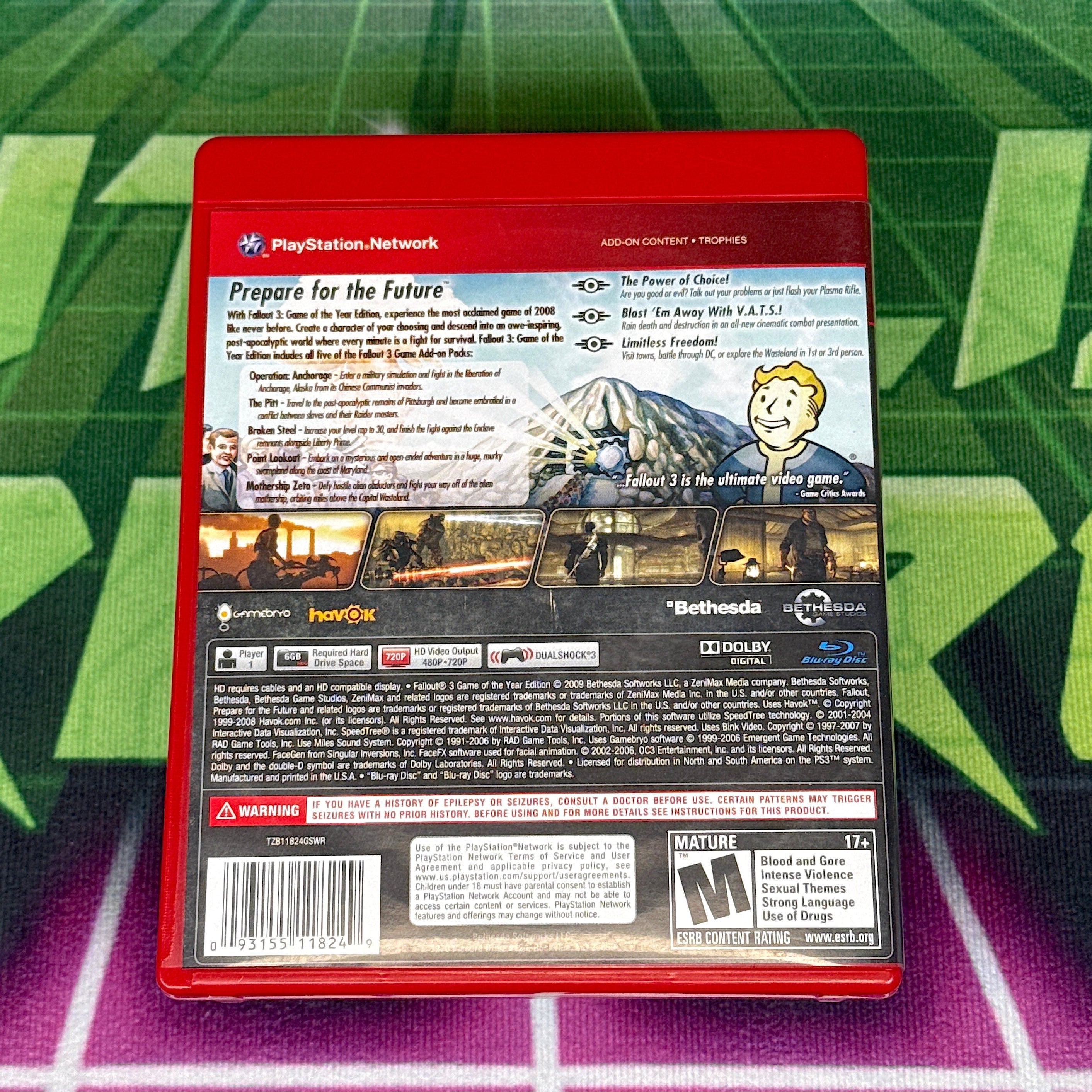 Fallout 3: Game of the Year Edition (Greatest Hits Gamestop) | PS3