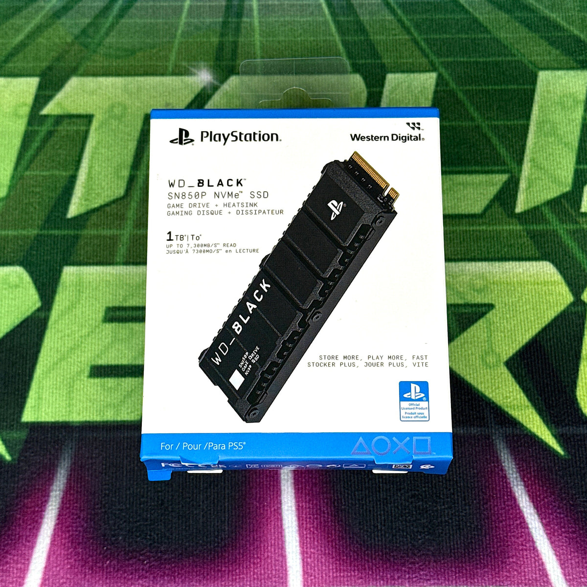 PS5 WD BLACK SN850P 1TB NVMe SSD with Heatsink | PlayStation 5