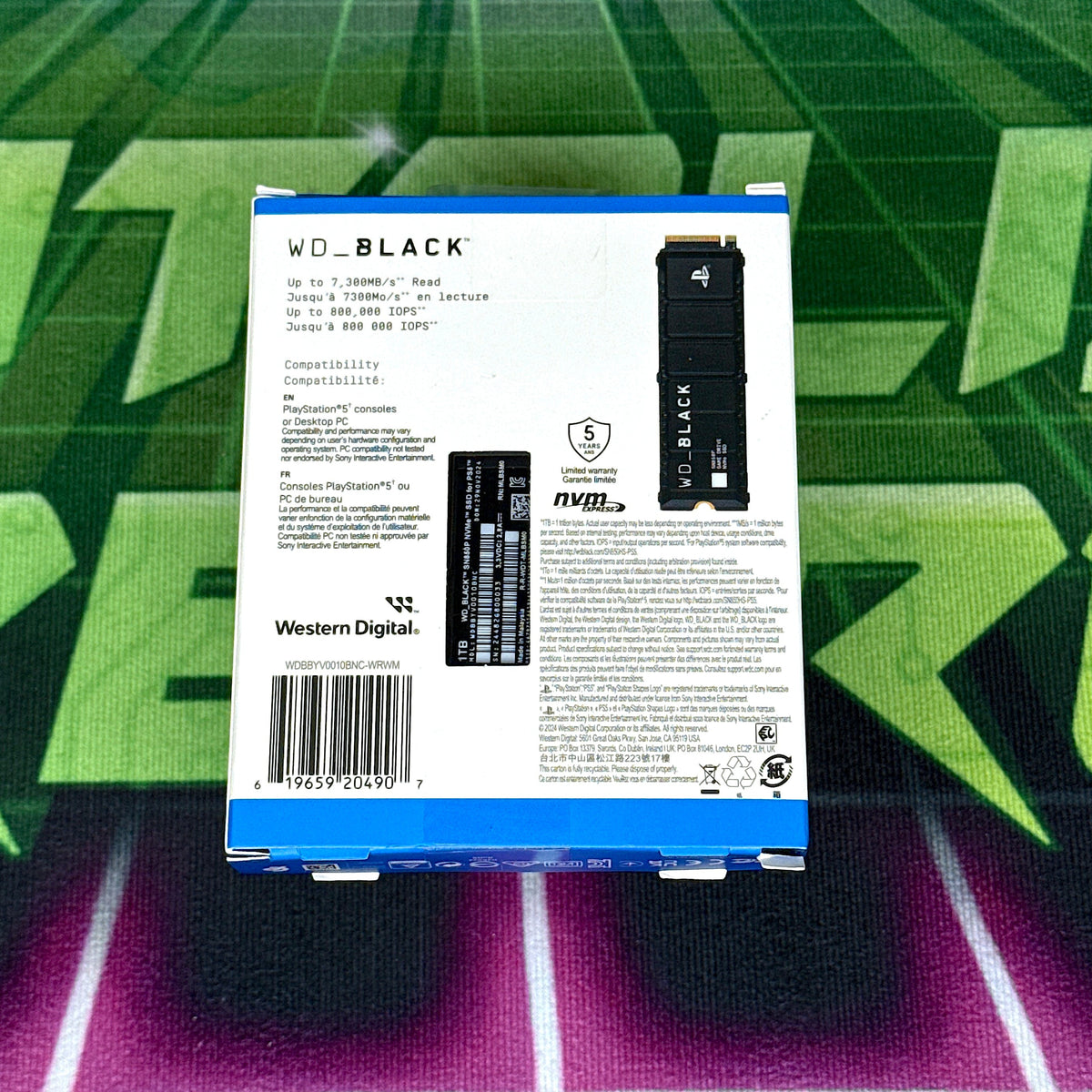 PS5 WD BLACK SN850P 1TB NVMe SSD with Heatsink | PlayStation 5