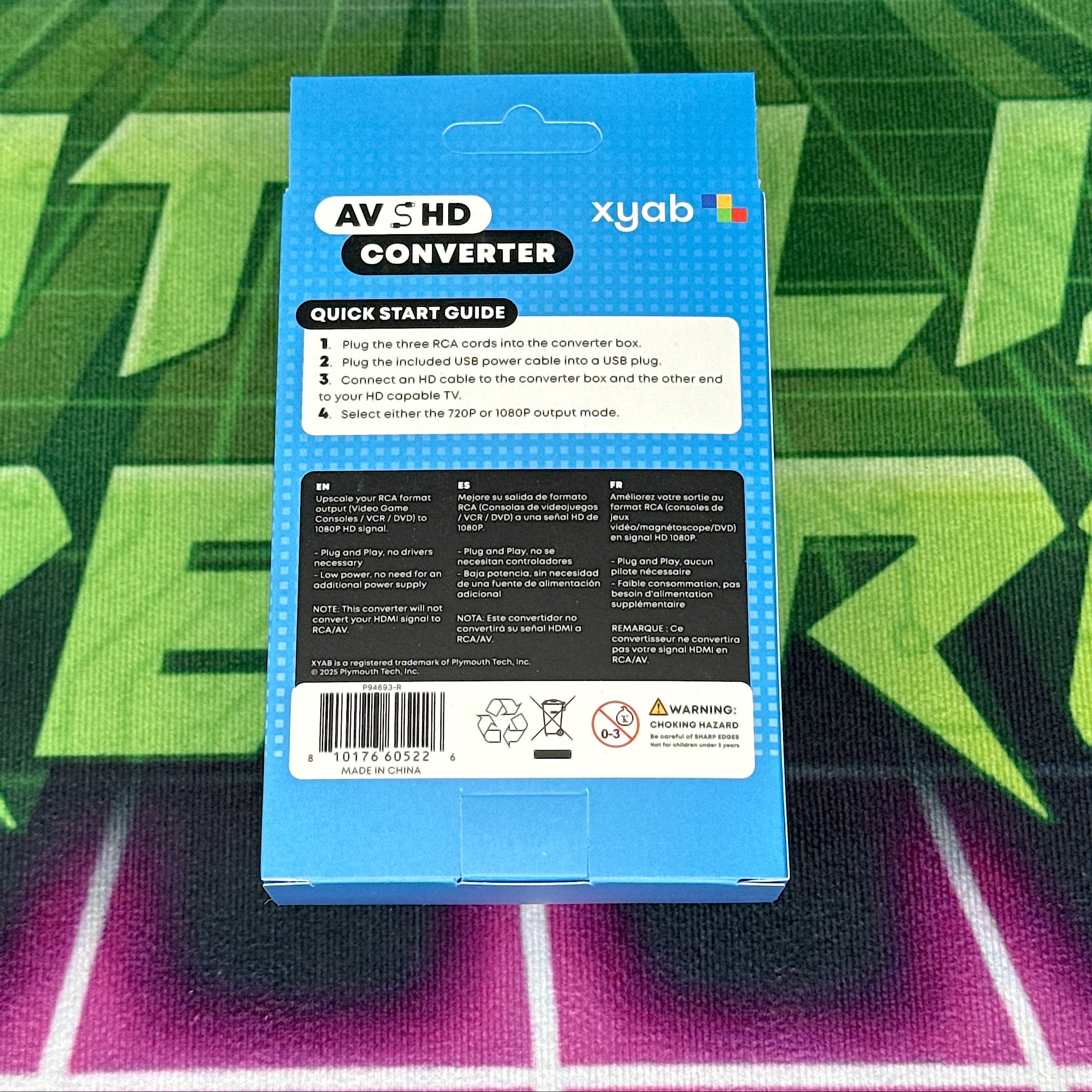 AV to HD Converter | RCA to HDMI 1080p Upscaler